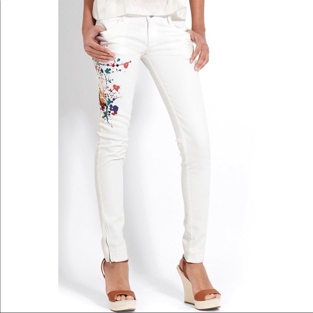 Chloe Paint Splatter Jeans 36T